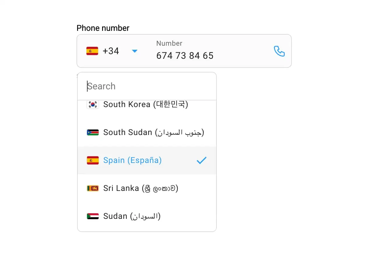 ngx-material-intl-tel-input project preview